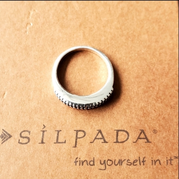 Rare Silpada Sterling Silver Marcasite Ring - Picture 7 of 11